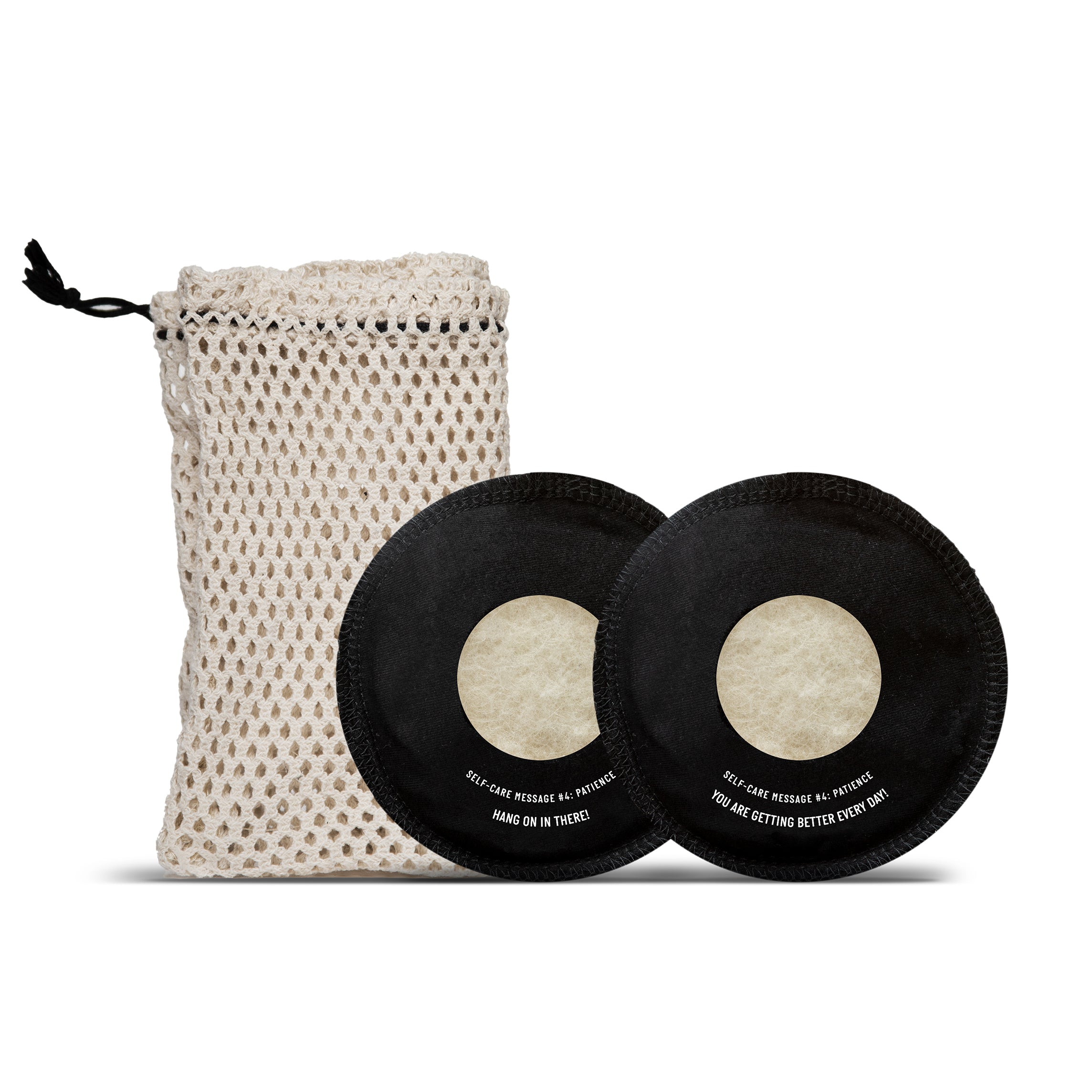 Organic Bamboo-Cotton Nursing Pads with extra healing wool layers