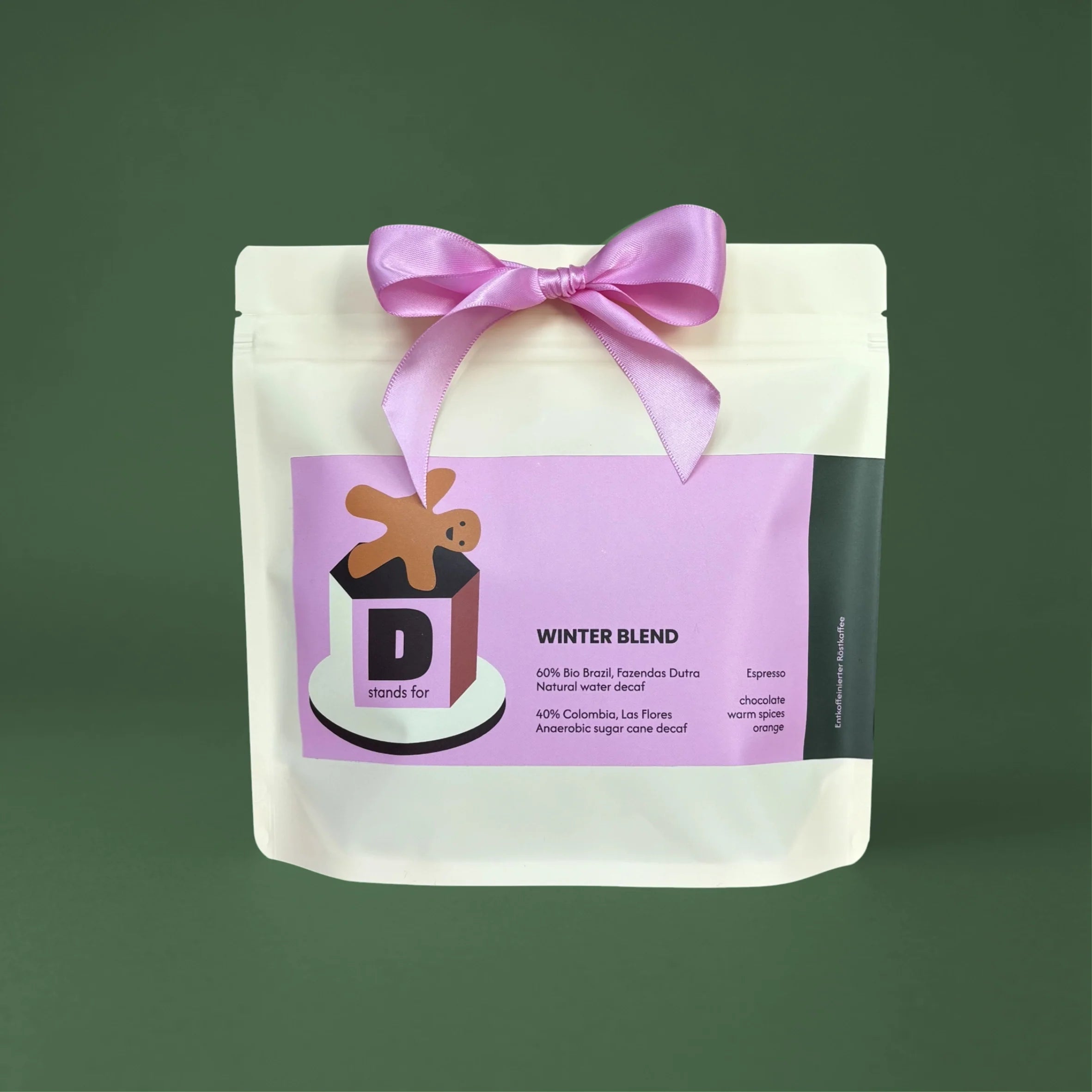 D STANDS FOR - Entkoffeinierter Spezialitätenkaffee