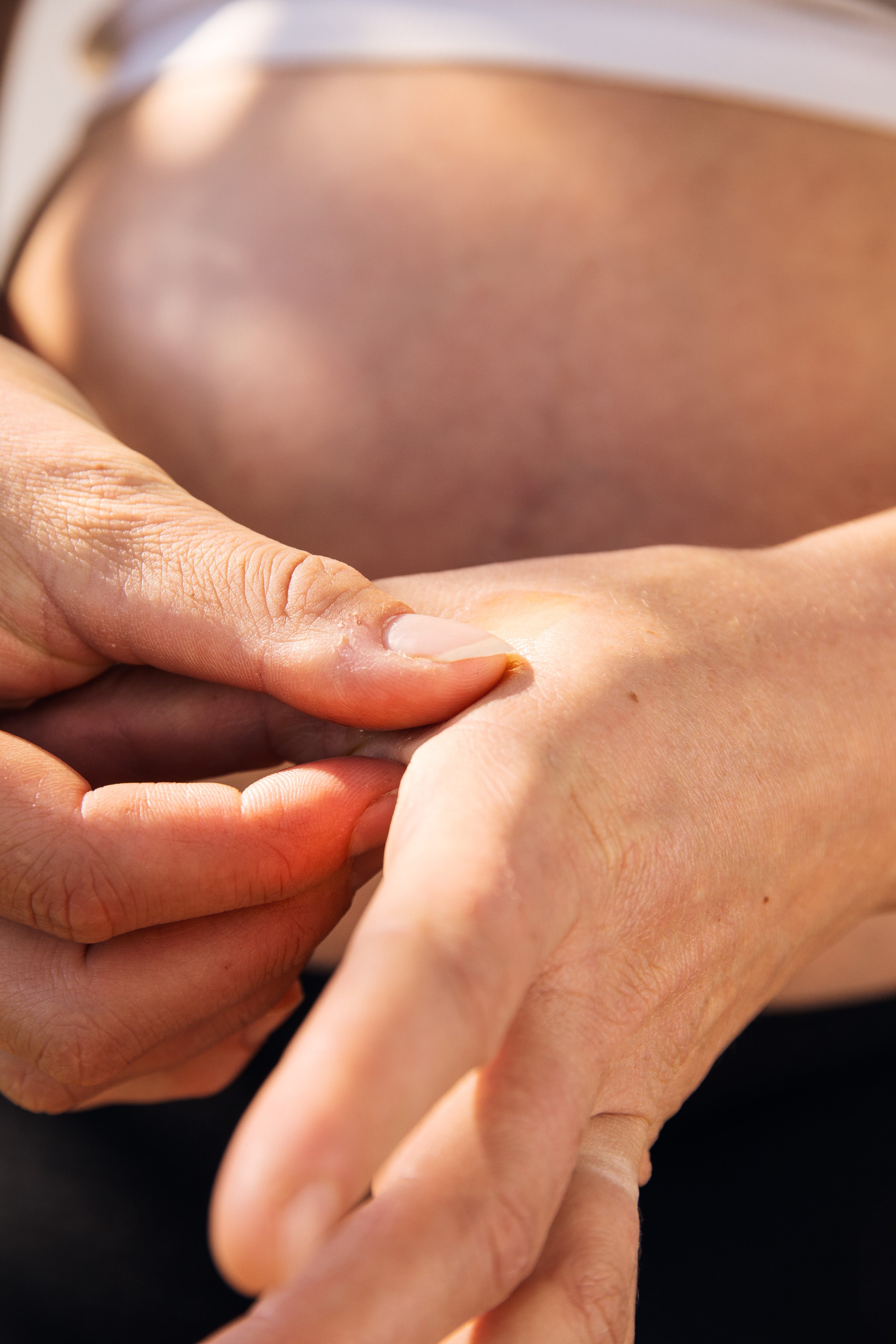 Massageöl für den Dammbereich