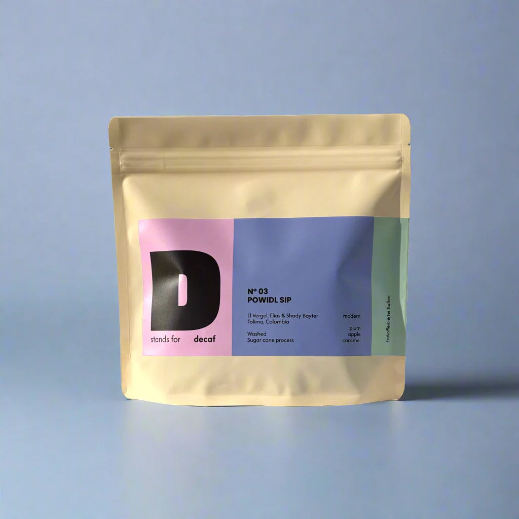 D STANDS FOR - Entkoffeinierter Spezialitätenkaffee